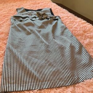 Banana Republic Monochrome Striped Dress